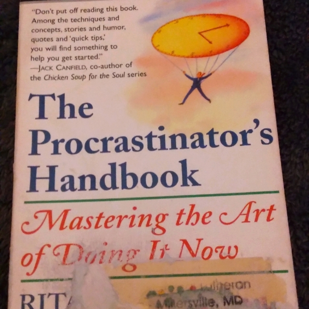 AUDIO RENAISSANCE.."THE PROCRASTINATOR'S HANDBOOK..TWO CASSETTE TAPES
